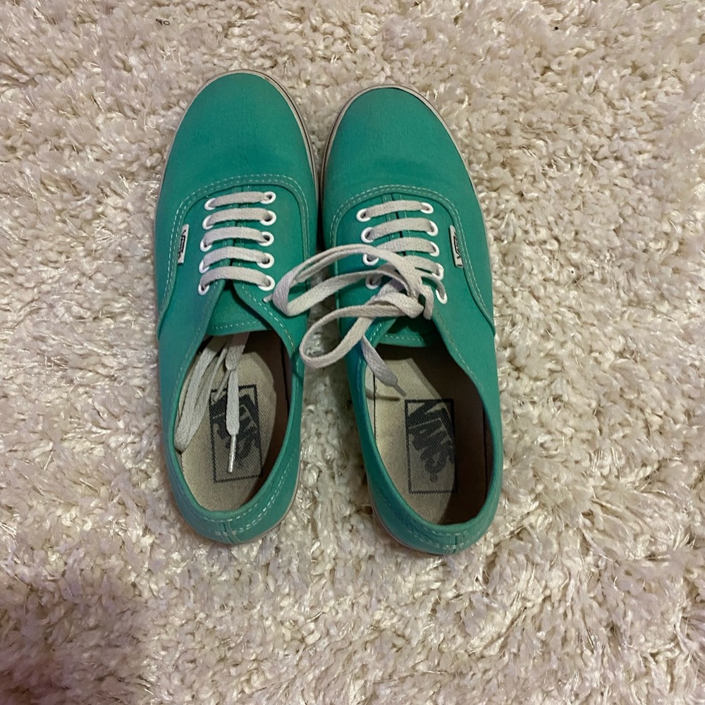Turquoise Vans